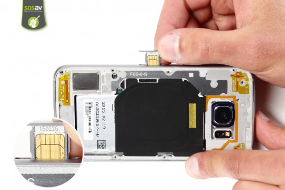 Guide photos remplacement châssis interne Samsung Galaxy S6 (Etape 5 - image 3)