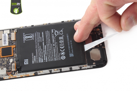 Guide photos remplacement nappe connecteur de charge Xiaomi Mi A1 (Etape 10 - image 3)