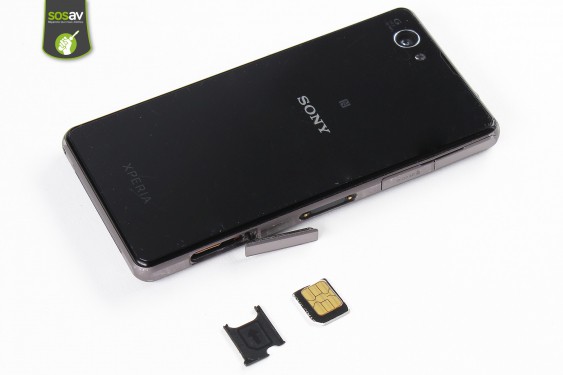 Guide photos remplacement carte sim Xperia Z1 Compact (Etape 4 - image 1)