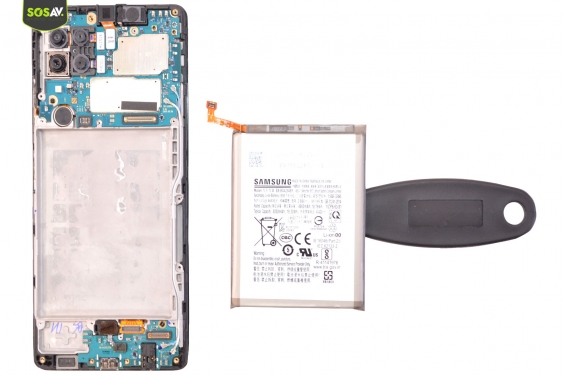 Guide photos remplacement batterie Galaxy A42 5G (Etape 12 - image 4)