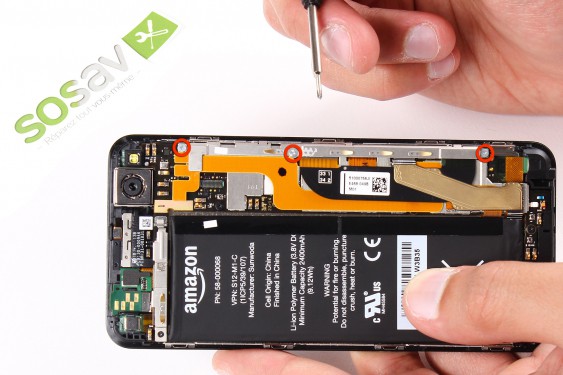 Guide photos remplacement teardown Firephone (Etape 7 - image 1)