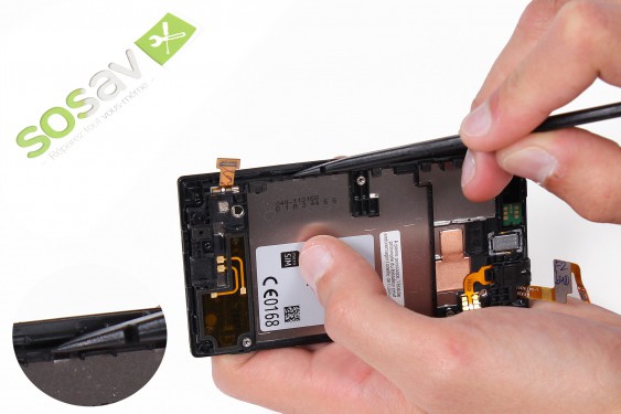 Guide photos remplacement vitre tactile Lumia 520 (Etape 14 - image 1)