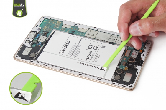 Guide photos remplacement batterie Galaxy Tab S 8.4 (Etape 11 - image 1)
