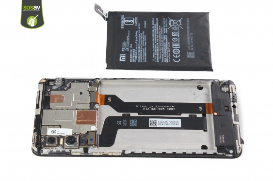 Guide photos remplacement nappe connecteur de charge Redmi Note 5 (Etape 13 - image 1)