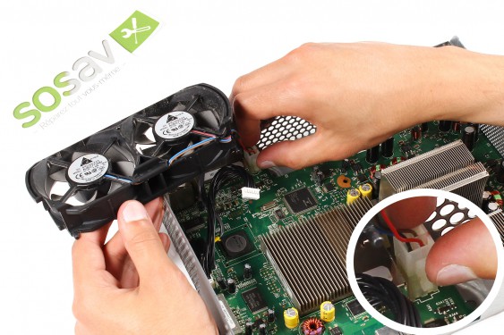Guide photos remplacement bloc ventilateurs Xbox 360 (Etape 38 - image 1)
