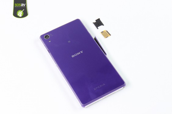 Guide photos remplacement carte sim Xperia Z2 (Etape 4 - image 1)