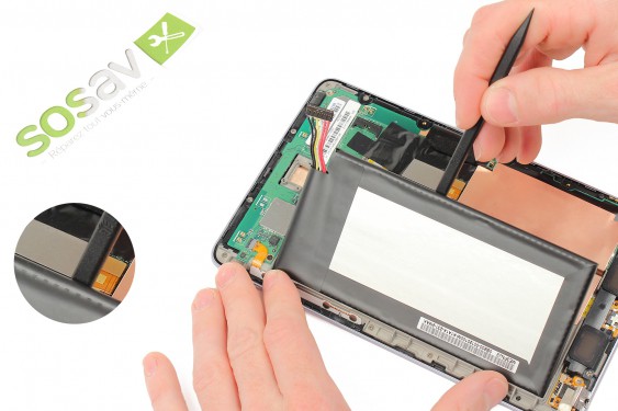 Guide photos remplacement batterie Nexus 7 1ère Génération (Etape 6 - image 3)