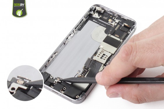 Guide photos remplacement connecteur de charge - prise jack iPhone SE (Etape 20 - image 1)