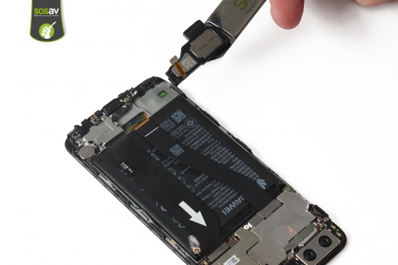 Guide photos remplacement haut-parleur externe Huawei P10 (Etape 14 - image 3)