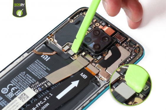 Guide photos remplacement haut-parleur interne Redmi Note 9 Pro (Etape 10 - image 1)