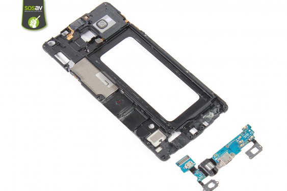 Guide photos remplacement nappe connecteur de charge Samsung Galaxy A7 (Etape 39 - image 1)