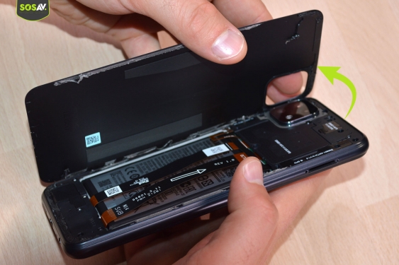 Guide photos remplacement vitre arrière Galaxy A22 (5G) (Etape 5 - image 2)