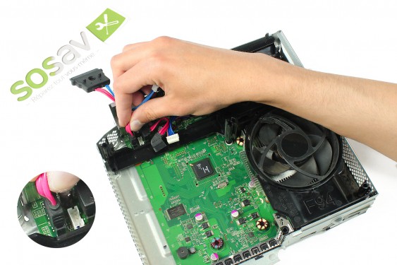 Guide photos remplacement câble de liaison du disque dur Xbox 360 S (Etape 38 - image 3)