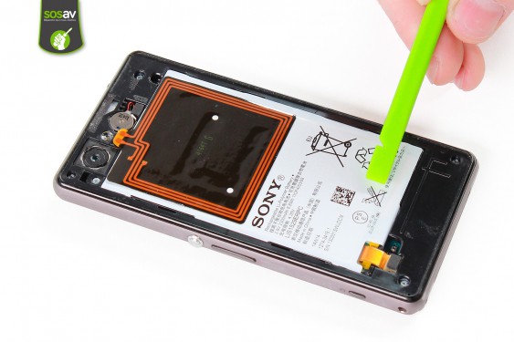 Guide photos remplacement haut-parleur externe Xperia Z1 Compact (Etape 7 - image 1)