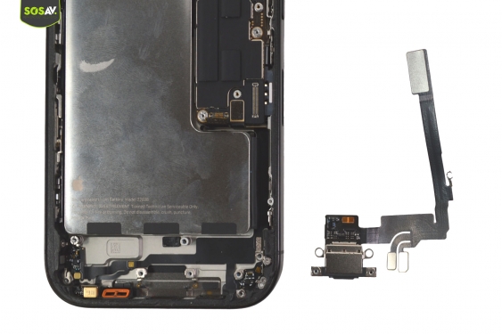 Guide photos remplacement connecteur de charge iPhone 16 Pro (Etape 11 - image 5)