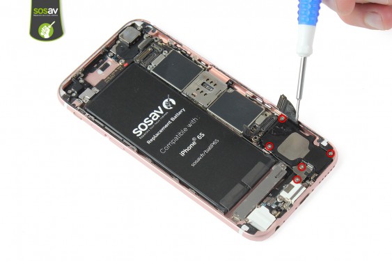 Guide photos remplacement connecteur de charge, prise jack et micro iPhone 6S (Etape 14 - image 1)
