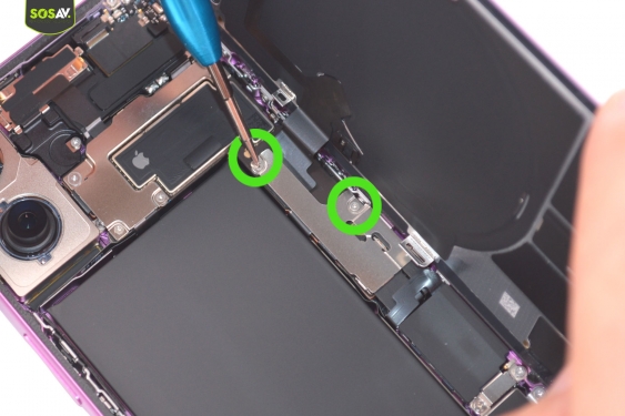 Guide photos remplacement batterie iPhone 16 (Etape 4 - image 1)