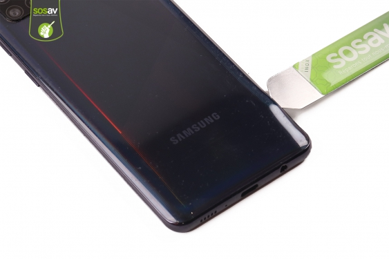 Guide photos remplacement nappe connecteur de charge Galaxy A31 (Etape 4 - image 2)