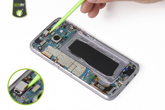 Guide photos remplacement haut-parleur interne Samsung Galaxy S7 (Etape 14 - image 3)