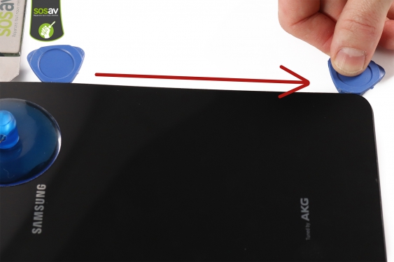 Guide photos remplacement vitre arrière Galaxy Tab S3 9.7 (Etape 5 - image 1)