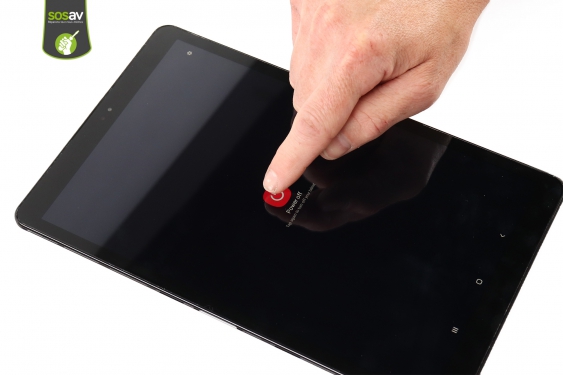 Guide photos remplacement haut-parleur haut gauche Galaxy Tab A 10,5 (2018) (Etape 1 - image 3)