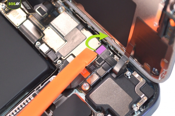Guide photos remplacement batterie iPhone 15 Pro (Etape 6 - image 2)