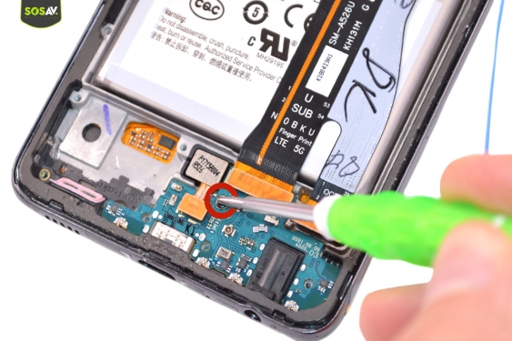 Guide photos remplacement connecteur de charge Galaxy A52s (Etape 10 - image 1)