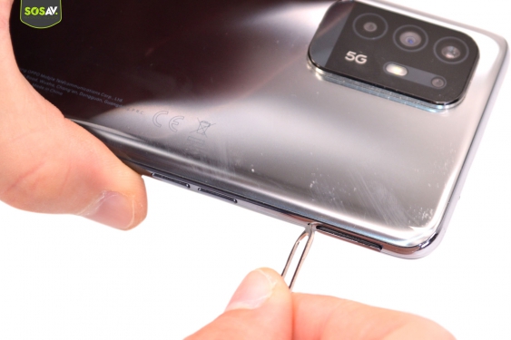 Guide photos remplacement ecran seul Oppo A94 5G (Etape 1 - image 3)