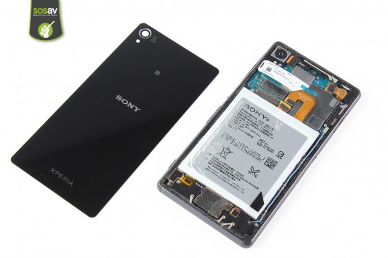 Guide photos remplacement nappe power / volume / micro Xperia Z3 (Etape 8 - image 2)