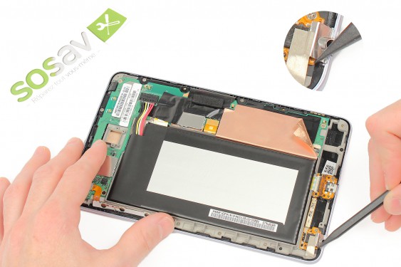Guide photos remplacement connecteur de charge Nexus 7 1ère Génération (Etape 10 - image 1)