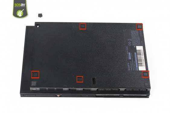 Guide photos remplacement carte des boutons et capteur infrarouge Playstation 2 Slim (Etape 2 - image 3)