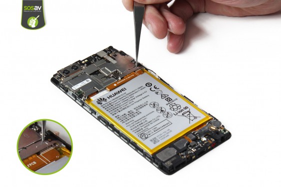 Guide photos remplacement nappe volume et power Huawei P9 (Etape 12 - image 1)