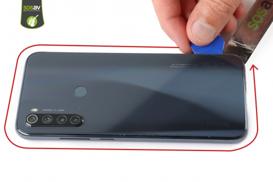 Guide photos remplacement face arrière / capteur d'empreinte Redmi Note 8T (Etape 5 - image 3)