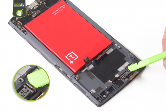 Guide photos remplacement haut-parleur interne OnePlus One (Etape 21 - image 2)