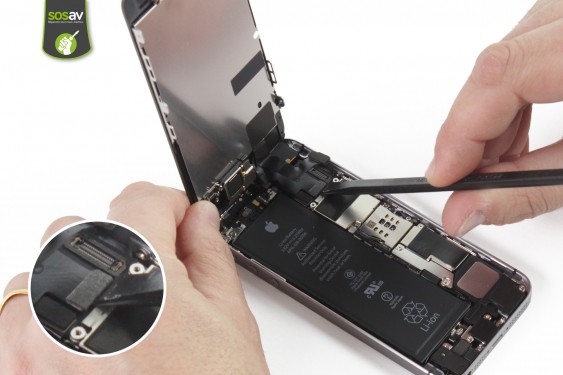 Guide photos remplacement ecran iPhone SE (Etape 9 - image 1)