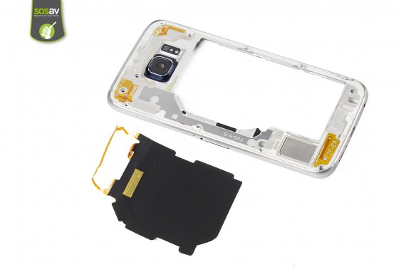 Guide photos remplacement nappe nfc / chargeur à induction Samsung Galaxy S6 (Etape 10 - image 1)