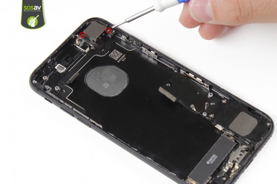 Guide photos remplacement nappe power, vibreur, volume, flash et micro externe iPhone 7 (Etape 34 - image 1)