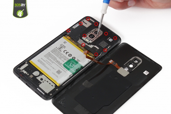 Guide photos remplacement connecteur de charge OnePlus 6 (Etape 8 - image 1)