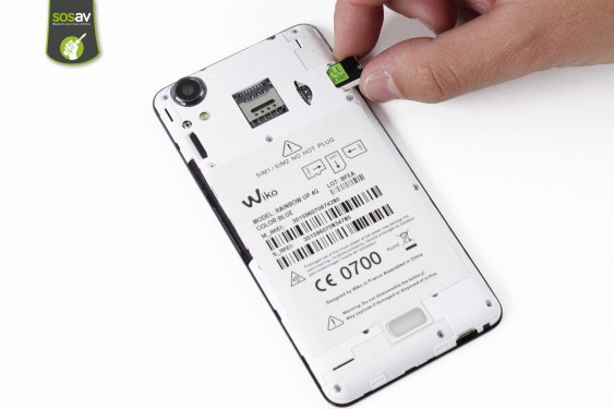 Guide photos remplacement ecran complet Wiko Rainbow Up 4G (Etape 5 - image 1)