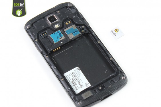 Guide photos remplacement carte sim Samsung Galaxy S4 Active (Etape 5 - image 1)