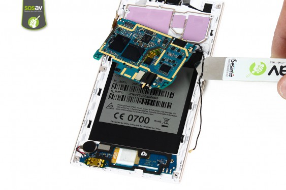 Guide photos remplacement nappe du connecteur de charge Wiko Ridge Fab 4G (Etape 17 - image 4)