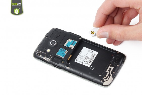 Guide photos remplacement carte sim Samsung Galaxy Core 4G (Etape 4 - image 4)