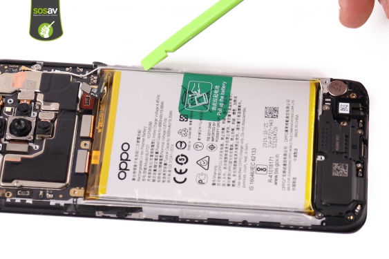 Guide photos remplacement nappe connecteur de charge Oppo A9 (2020) (Etape 20 - image 2)