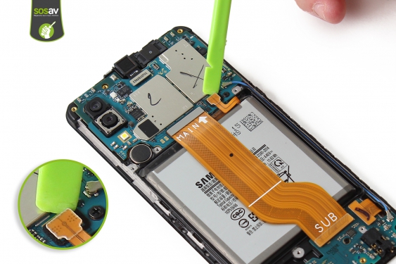 Guide photos remplacement batterie Galaxy A40 (Etape 18 - image 1)