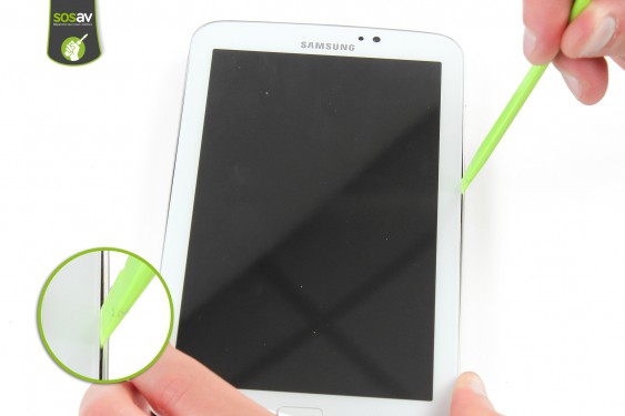 Guide photos remplacement haut-parleur gauche  Galaxy Tab 3 7" (Etape 11 - image 1)