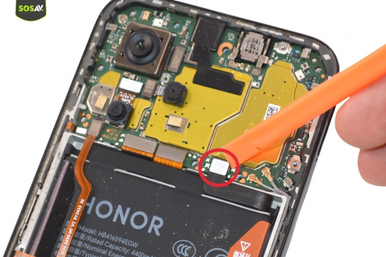 Guide photos remplacement batterie Honor 200 Lite (Etape 4 - image 4)