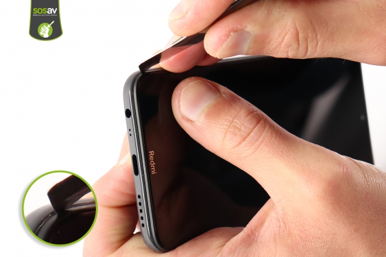 Guide photos remplacement coque arrière & capteur d'empreinte Xiaomi Redmi 8 (Etape 4 - image 1)