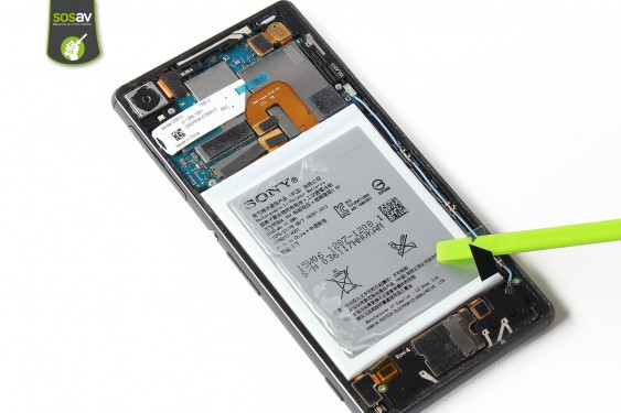 Guide photos remplacement nappe power / volume / micro Xperia Z3 (Etape 10 - image 2)