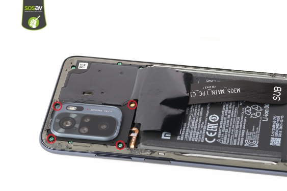 Guide photos remplacement nappe power et volume Redmi Note 10 (Etape 9 - image 1)