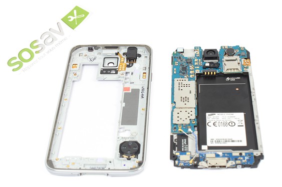 Guide photos remplacement connecteur de charge Samsung Galaxy S5 (Etape 26 - image 4)